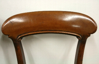 Antique Set of 4 Early Victorian Dining Chairs