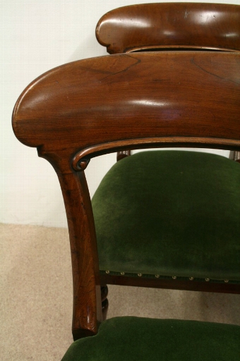 Antique Set of 4 Early Victorian Dining Chairs