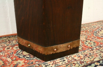 Antique Oak Hexagonal Stick Stand