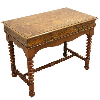 Dutch Marquetry Side Table