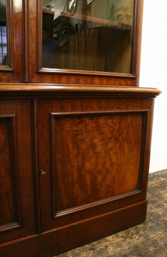 Antique Victorian Mahogany Bookcase by Wylie & Lochhead