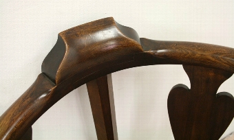 Antique George II Style Walnut Corner Chair