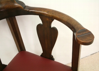 Antique George II Style Walnut Corner Chair
