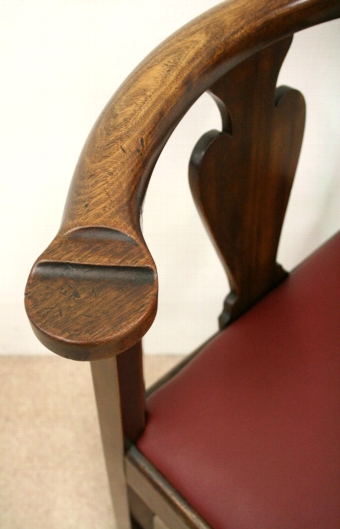 Antique George II Style Walnut Corner Chair