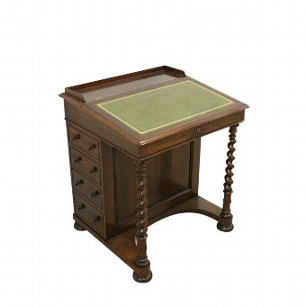 Early Victorian Rosewood Davenport