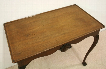Antique George II Style Mahogany Irish Silver Table