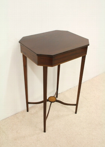 Late George IV Mahogany Sewing Table