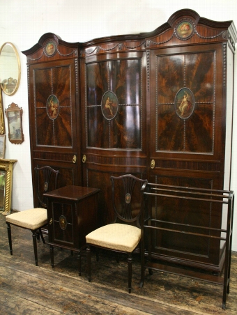 Mahogany and Painted 5 Piece Bedroom Suite