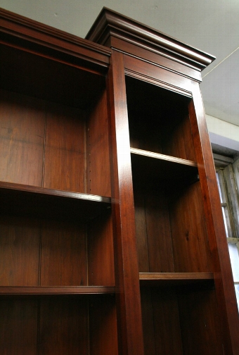 Antique Victorian Mahogany Open Bookcase