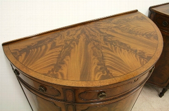 Antique Pair of Bowfront Commodes