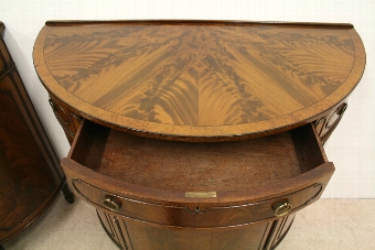 Antique Pair of Bowfront Commodes