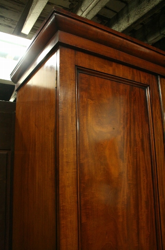 Antique George IV Mahogany 4 Door Wardrobe