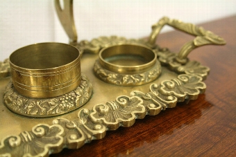 Antique Gilded Bronze Desk Set