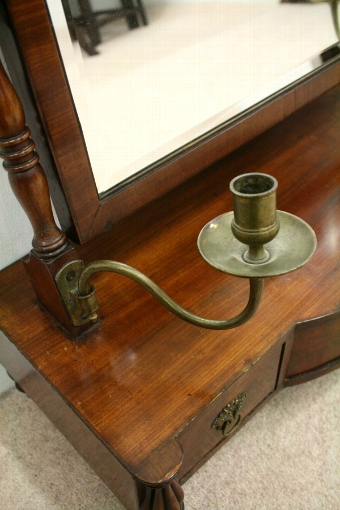 Antique Regency Mahogany Dressing Mirror