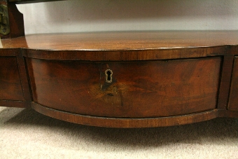 Antique Regency Mahogany Dressing Mirror