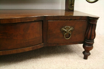 Antique Regency Mahogany Dressing Mirror