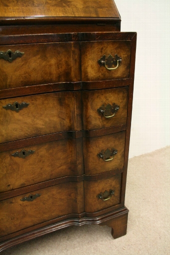 Antique George II Style Burr Walnut Bureau