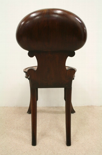 Antique Regency Mahogany Hall Chair