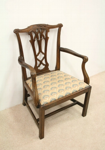 Provincial Chippendale Style Armchair