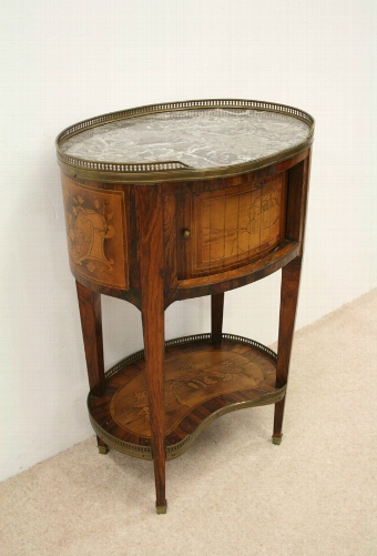 French Oval Bedside Cabinet