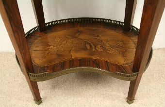 Antique French Oval Bedside Cabinet