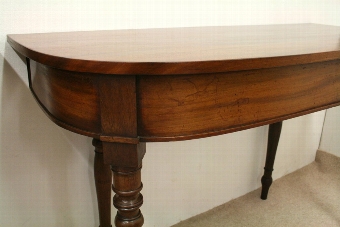 Antique Pair of Late George IV Mahogany Side Tables