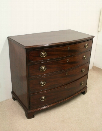 George III Bowfront Chest of Drawers