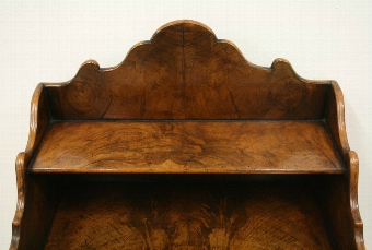 Antique George II Style Walnut Open Bookcase