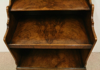 Antique George II Style Walnut Open Bookcase