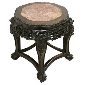 Chinese Rosewood Plant Stand