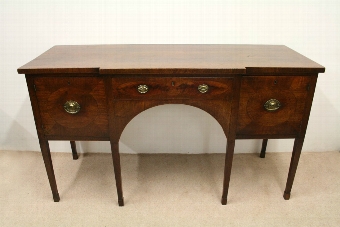 George III Mahogany Breakfront Sideboard