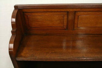 Antique Late Victorian Neat Sized Open Bookcase