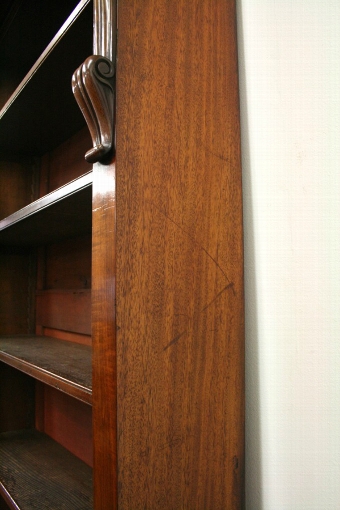 Antique Rare William IV Open Bookcase