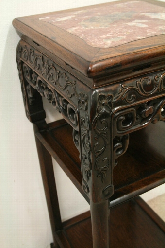 Antique Chinese 3 Tier Plant Stand