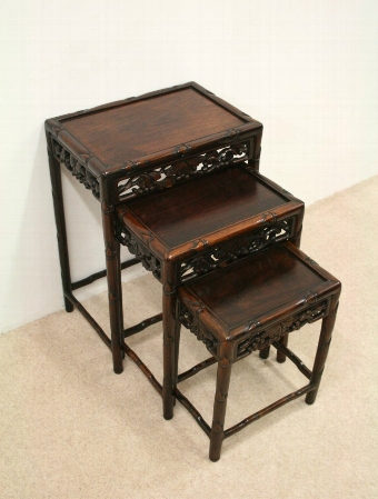 Nest of 3 Chinese Occasional Tables