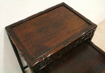 Antique Nest of 3 Chinese Occasional Tables