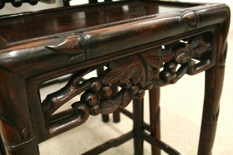 Antique Nest of 3 Chinese Occasional Tables