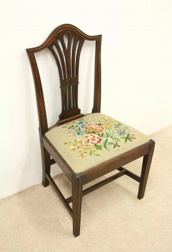 George III Mahogany Bedroom Chair