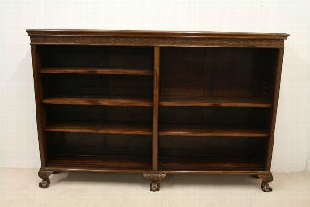 George III Style Mahogany Open Bookcase