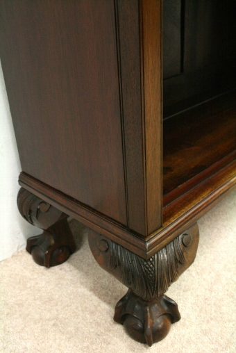 Antique George III Style Mahogany Open Bookcase