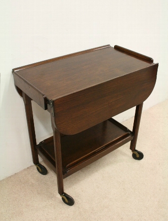 Art Deco Oak Trolley