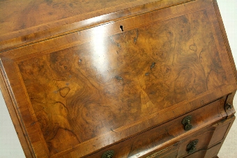 Antique George I Style Burr Walnut Bureau
