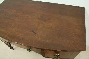 Antique George III Neat Sized Bow Front Sideboard