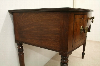 Antique George III Neat Sized Bow Front Sideboard