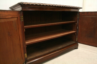 Antique Victorian 2 Door Mahogany Cabinet