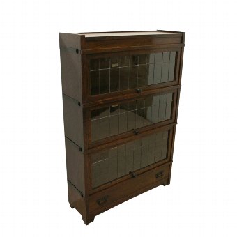 Globe Wernicke Oak Sectional/Stacker Bookcase