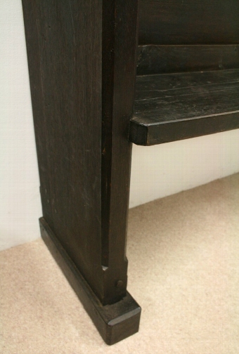 Antique Stained Pine Church Pew/Hall Bench