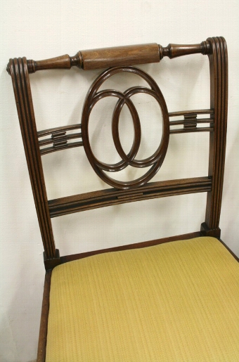 Antique Set of 3 George IV Mahogany Dining Chairs