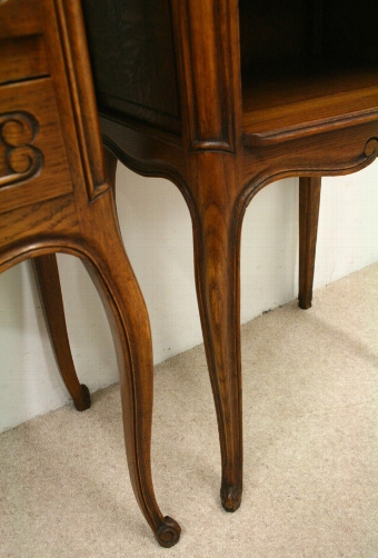 Antique Pair of French Oak Bedside Cabinets