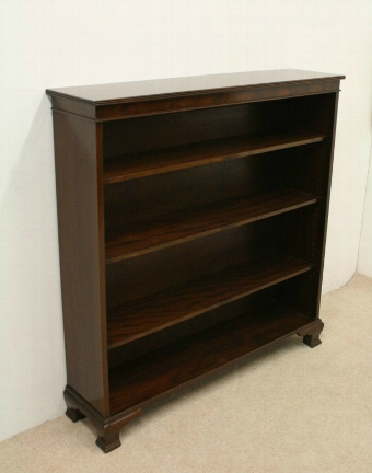 Georgian Style Mahogany Open Bookcase